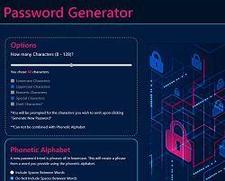 Password Generator Website
